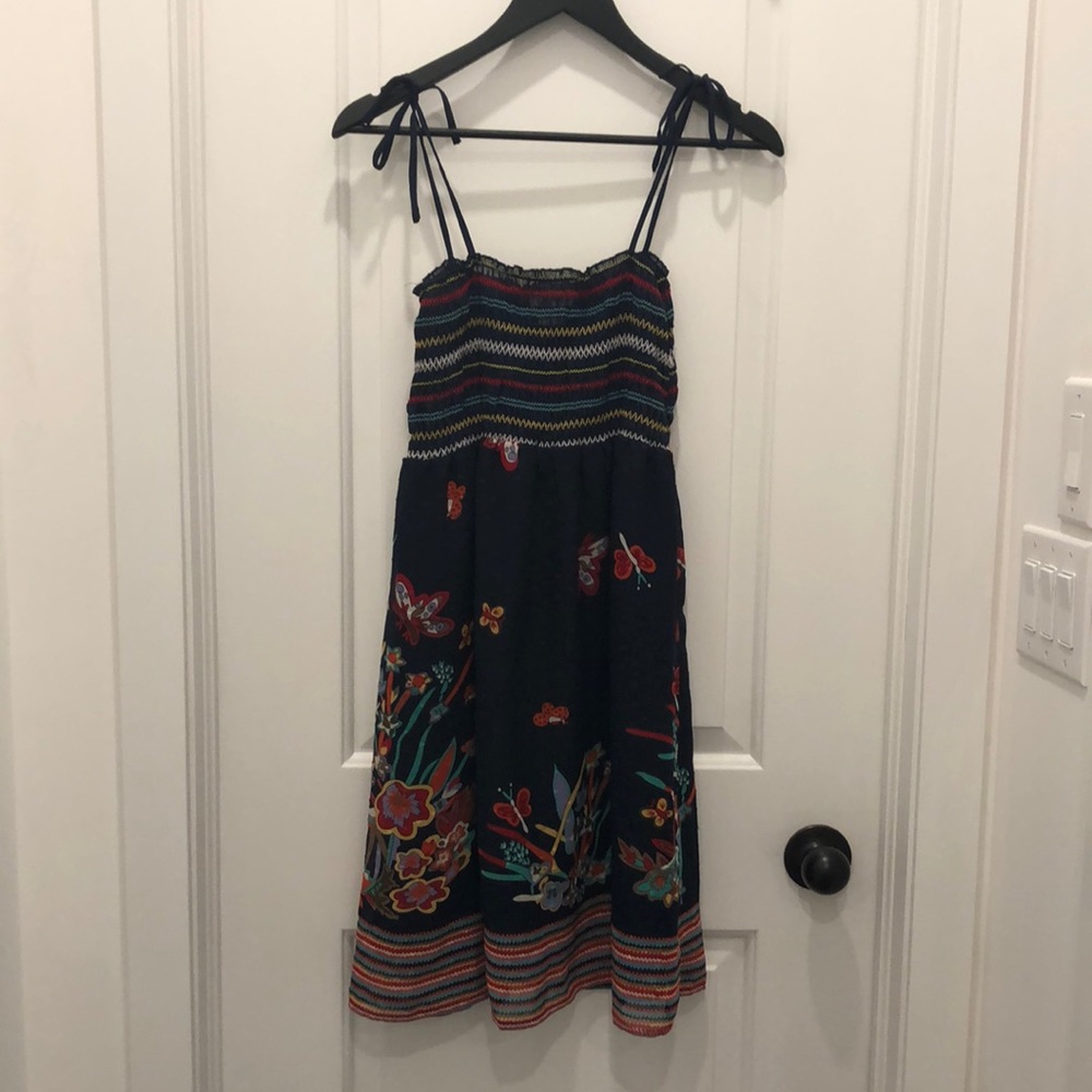 3 for $30 Navy Printed Summer Dress - Size Small